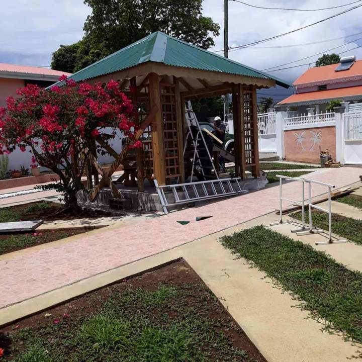 Construction de carbet Guadeloupe