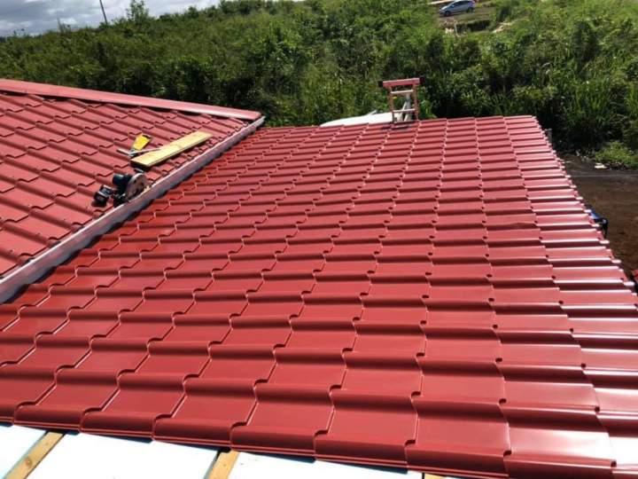 Pose de couverture Guadeloupe